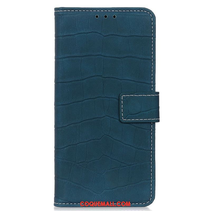 Housse OnePlus Nord 2T 5G Style Peau de Crocodile