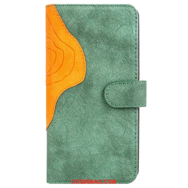 Housse OnePlus Nord 2T 5G Texture Bois Bicolore