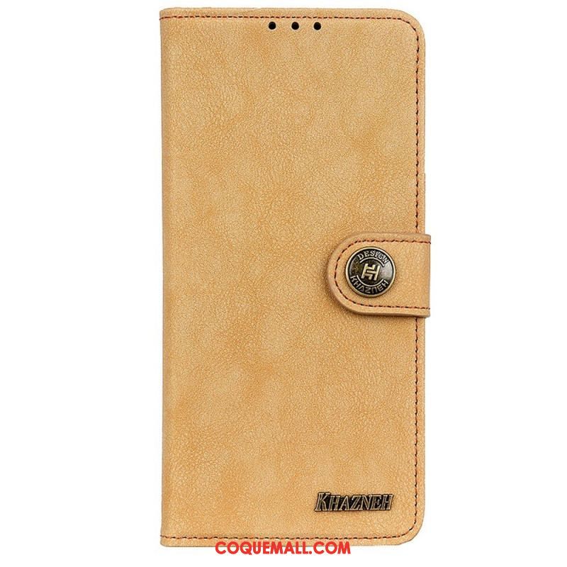 Housse OnePlus Nord CE 2 Lite 5G Cuir Fendu Vintage KHAZNEH