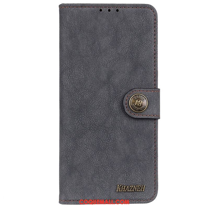 Housse OnePlus Nord CE 2 Lite 5G Cuir Fendu Vintage KHAZNEH