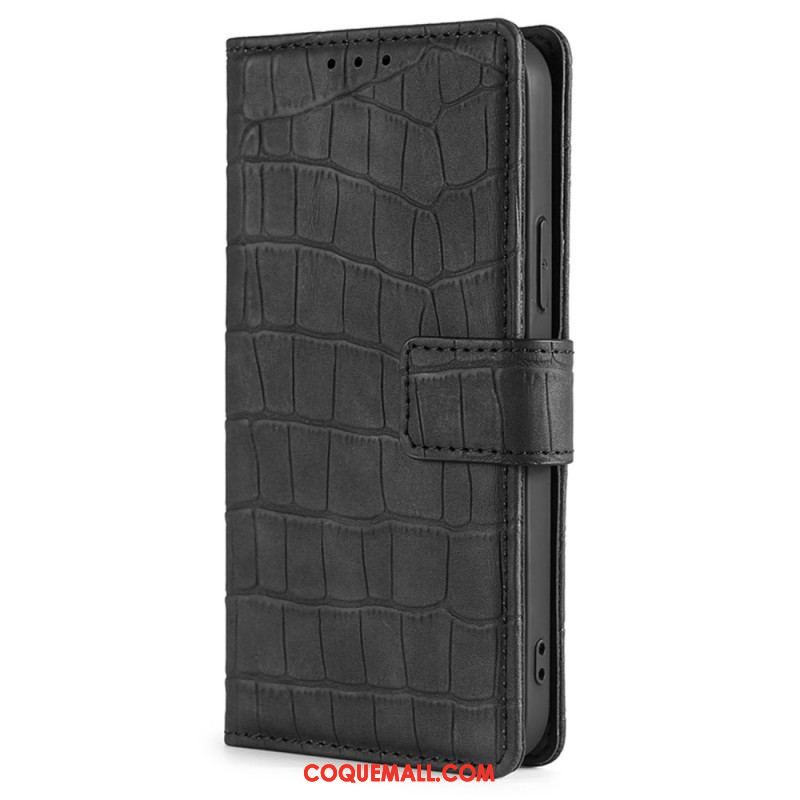 Housse OnePlus Nord CE 2 Lite 5G Style Peau de Crocodile