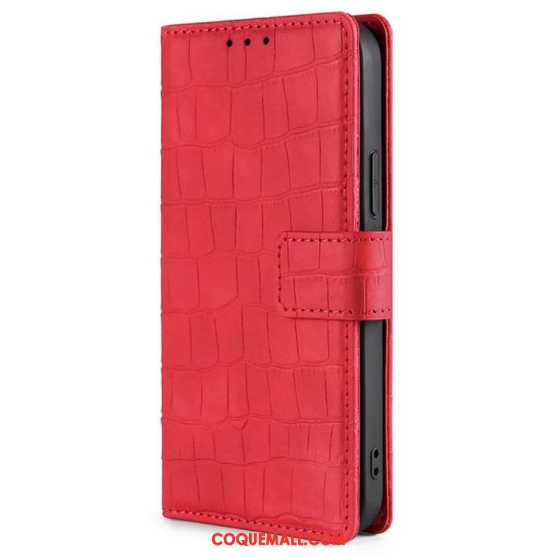 Housse OnePlus Nord CE 2 Lite 5G Style Peau de Crocodile