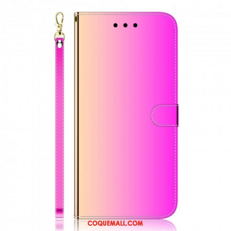 Housse OnePlus Nord CE 5G Simili Cuir Couverture MIroir