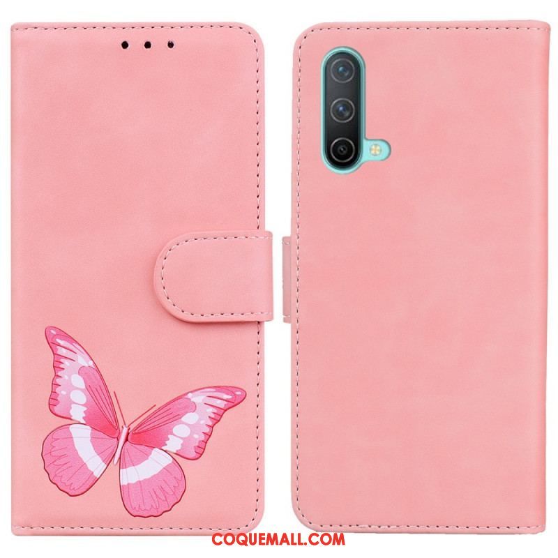 Housse OnePlus Nord CE 5G Skin-Touch Papillon