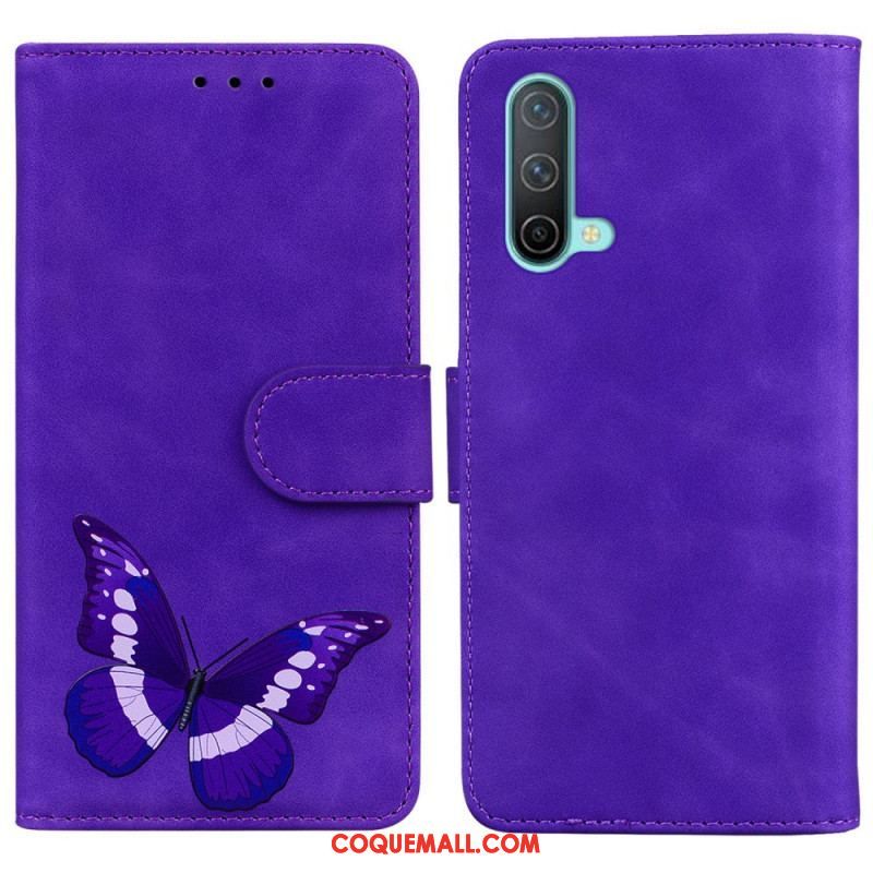 Housse OnePlus Nord CE 5G Skin-Touch Papillon