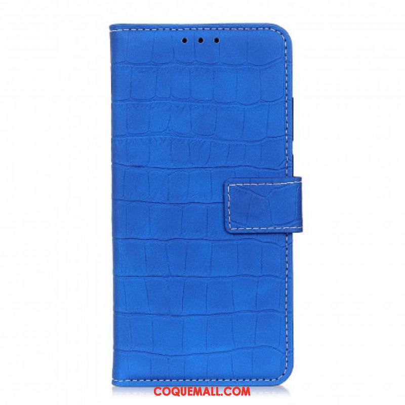 Housse OnePlus Nord CE 5G Style Peau de Crocodile Vintage