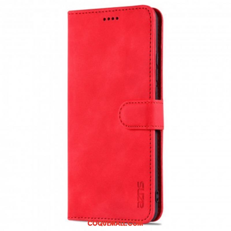 Housse Oppo A15 AZNS Effet Cuir