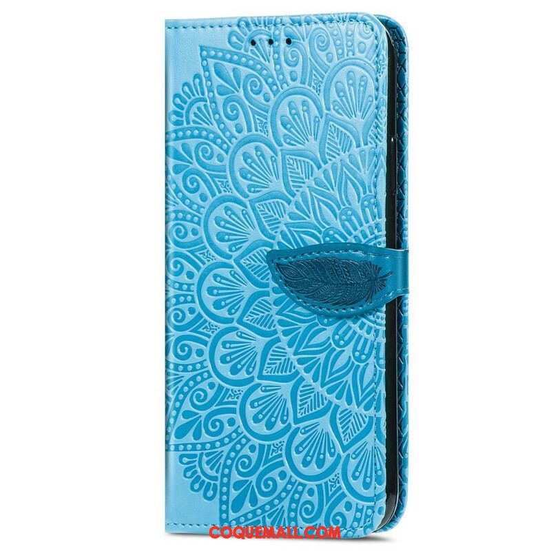 Housse Oppo A16 / A16s Feuilles Tribales