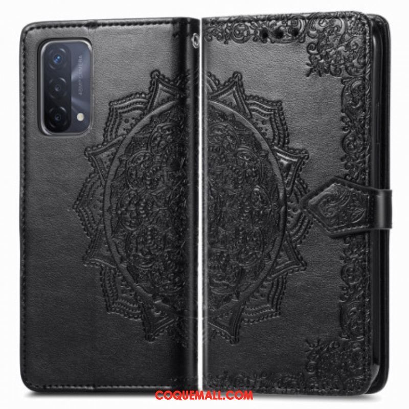 Housse Oppo A54 5G / A74 5G Mandala Moyen Age