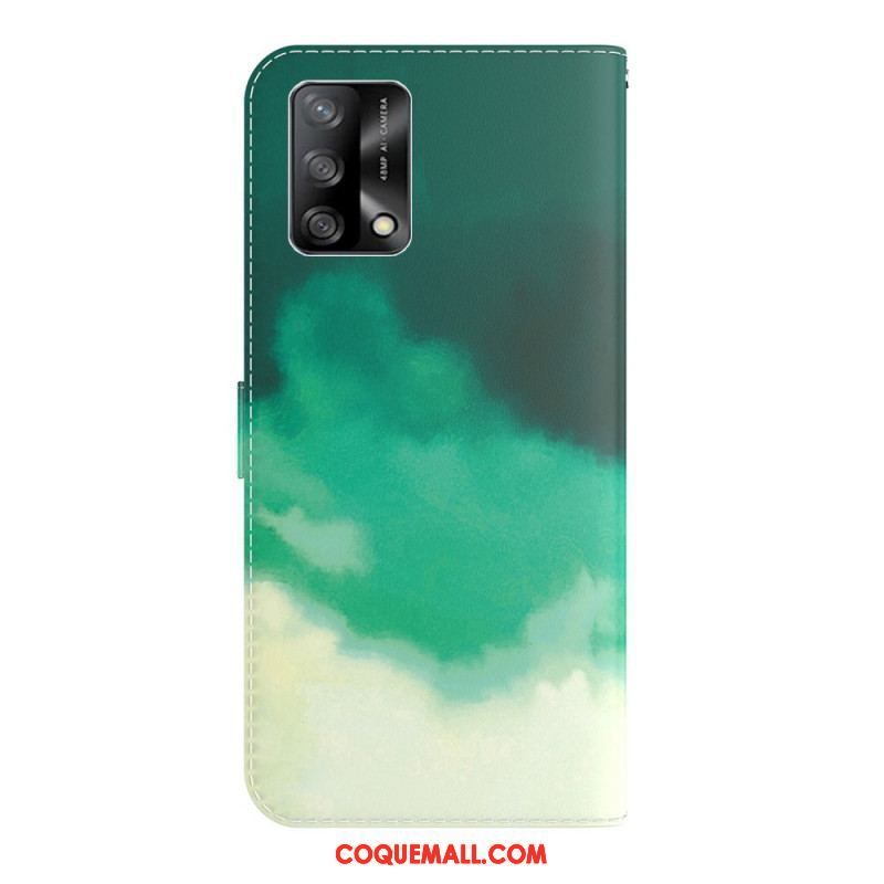 Housse Oppo A74 4G Aquarelle