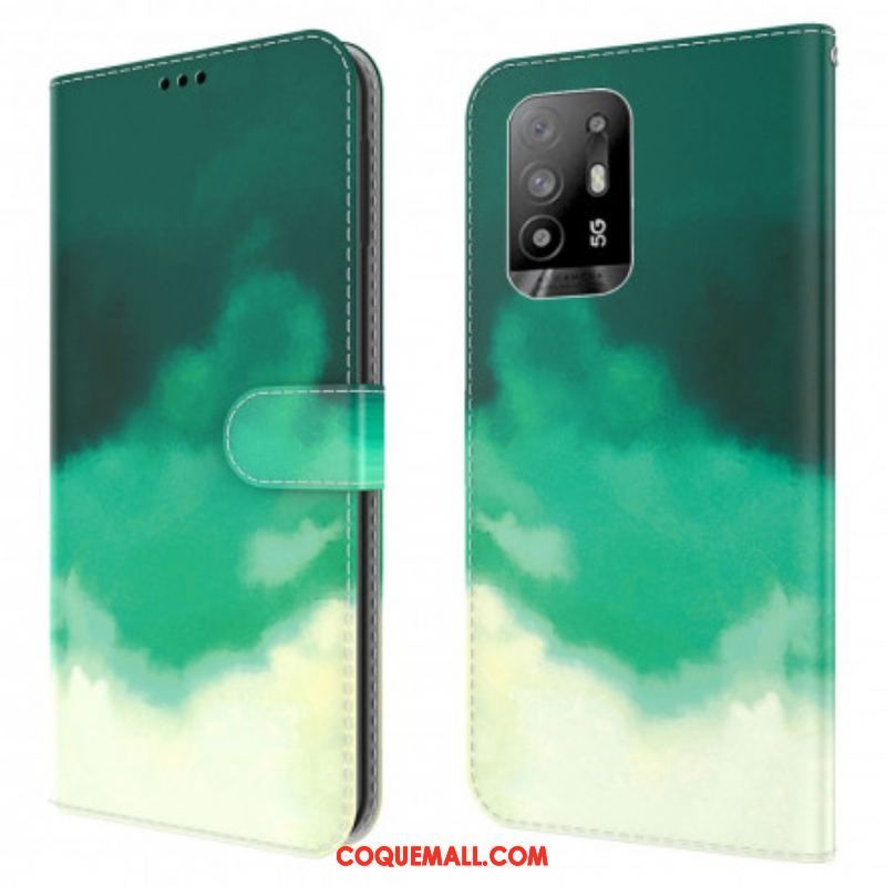 Housse Oppo A94 5G Aquarelle