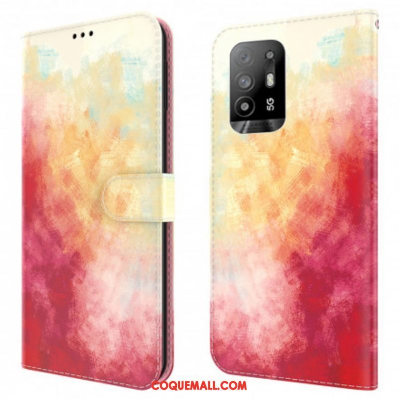 Housse Oppo A94 5G Aquarelle