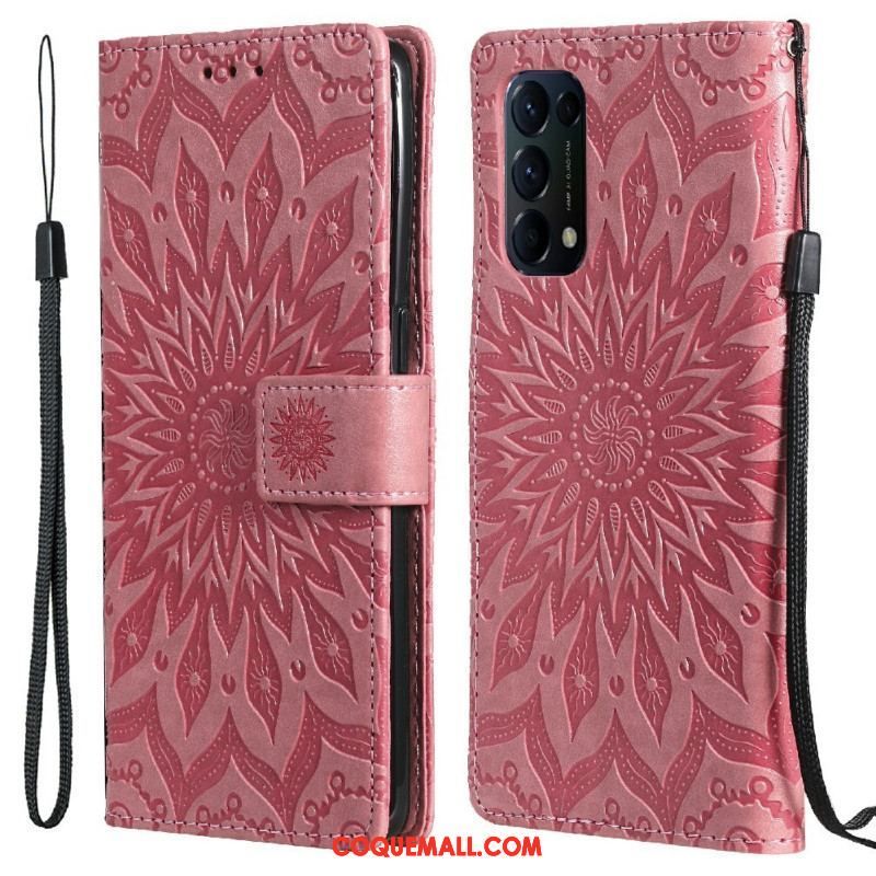 Housse Oppo Find X3 Lite Fleur de Soleil