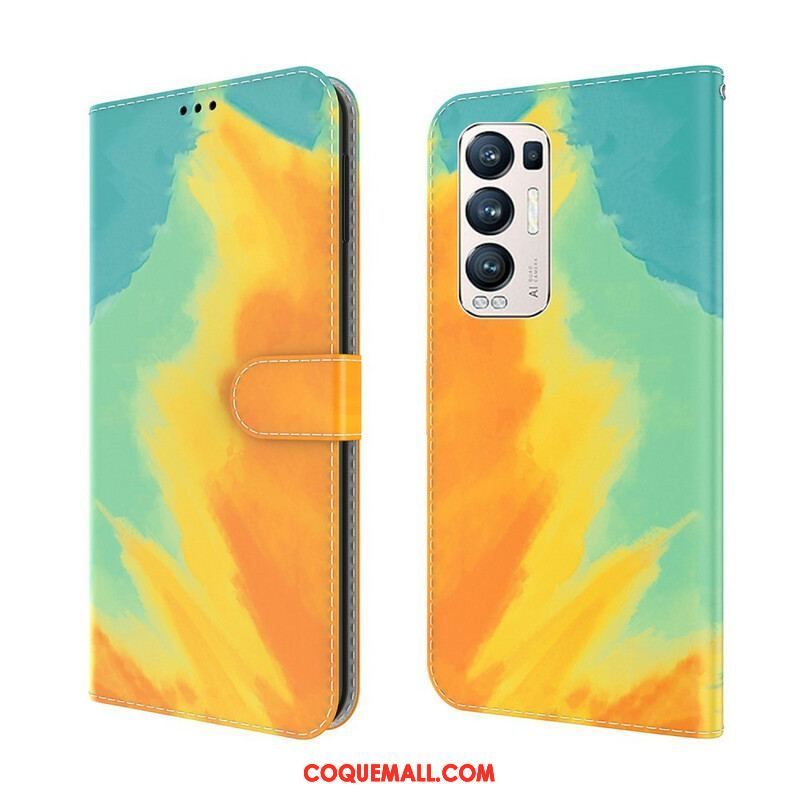 Housse Oppo Find X3 Neo Abstraction Coloré