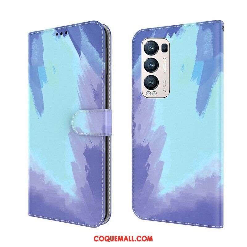 Housse Oppo Find X3 Neo Abstraction Coloré