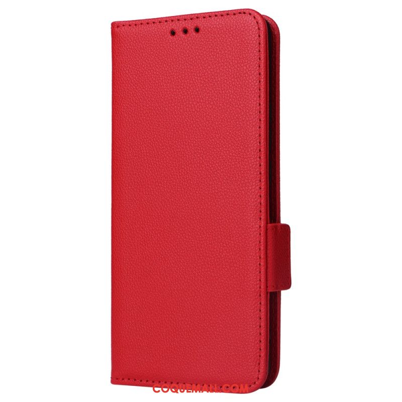 Housse Oppo Reno 11 Pro 5G Texture Litchi à Lanière