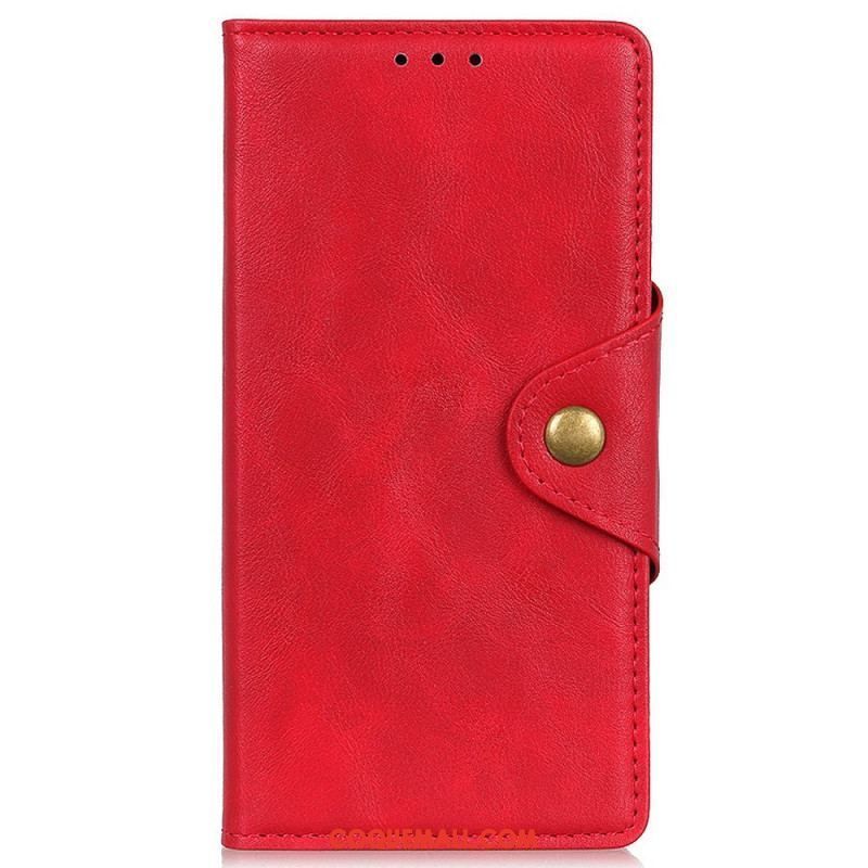 Housse Oppo Reno 7 Simili Cuir Bouton