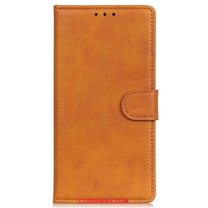 Housse Oppo Reno 7 Style Cuir Mat