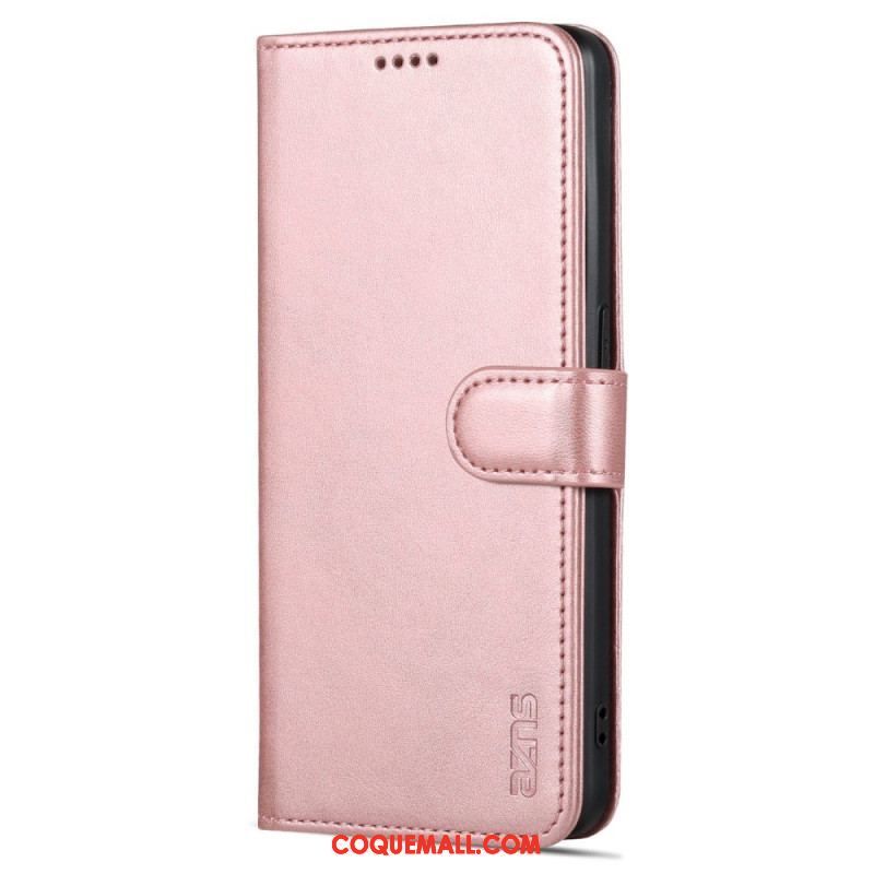 Housse Oppo Reno 8 Lite Style Cuir AZNS