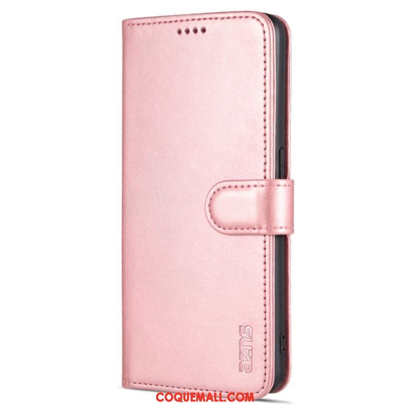 Housse Oppo Reno 8 Lite Style Cuir AZNS