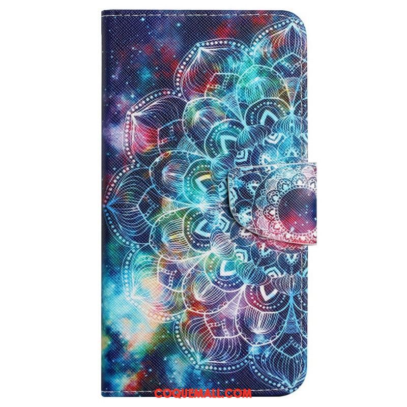 Housse Samsung Galaxy A13 Flashy Mandala à Lanière