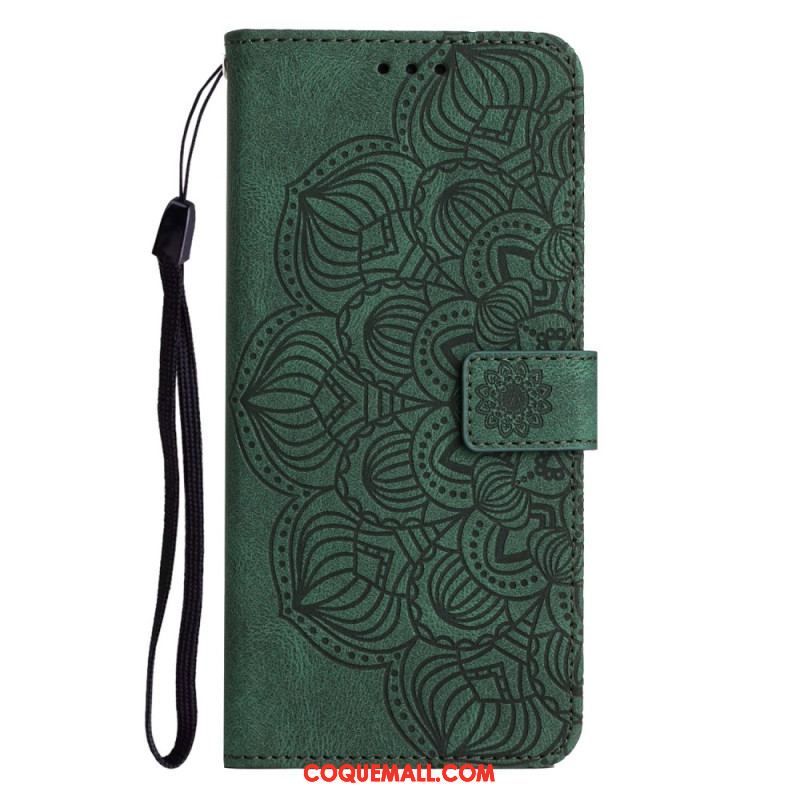 Housse Samsung Galaxy A13 Mandala Vintage à Lanière