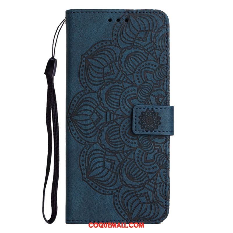 Housse Samsung Galaxy A13 Mandala Vintage à Lanière