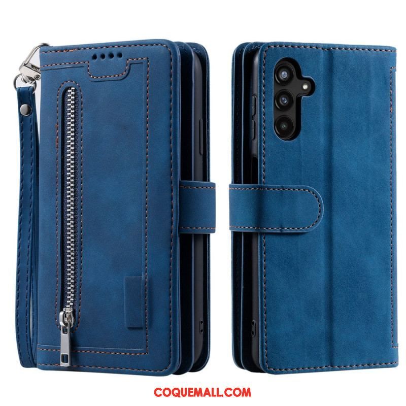 Housse Samsung Galaxy A14 5G / A14 Portefeuille Multifonctions