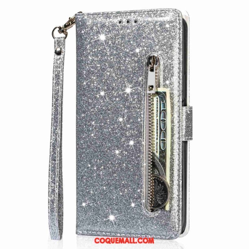 Housse Samsung Galaxy A14 5G / A14 Style Paillettes à Paillettes