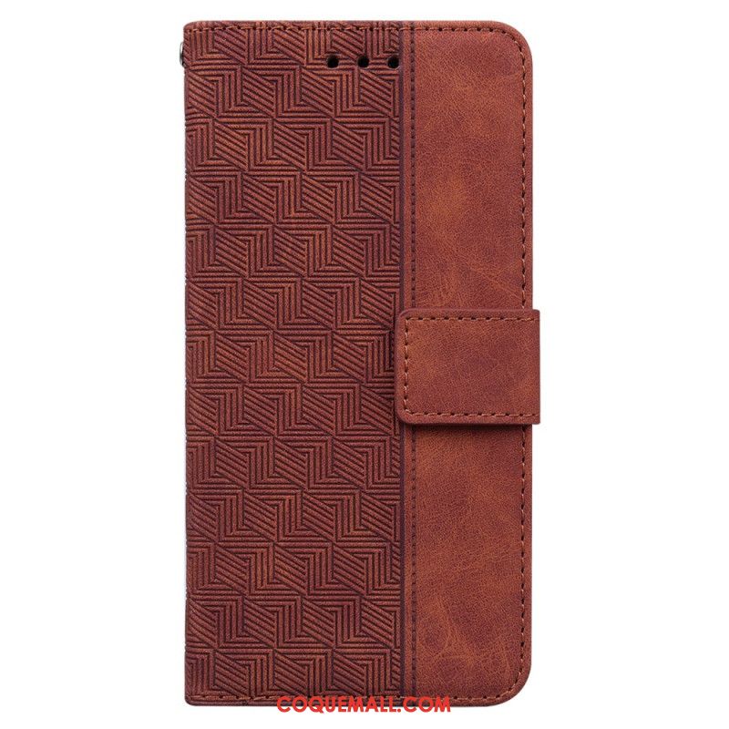 Housse Samsung Galaxy A15 Motif Tissé à lanière