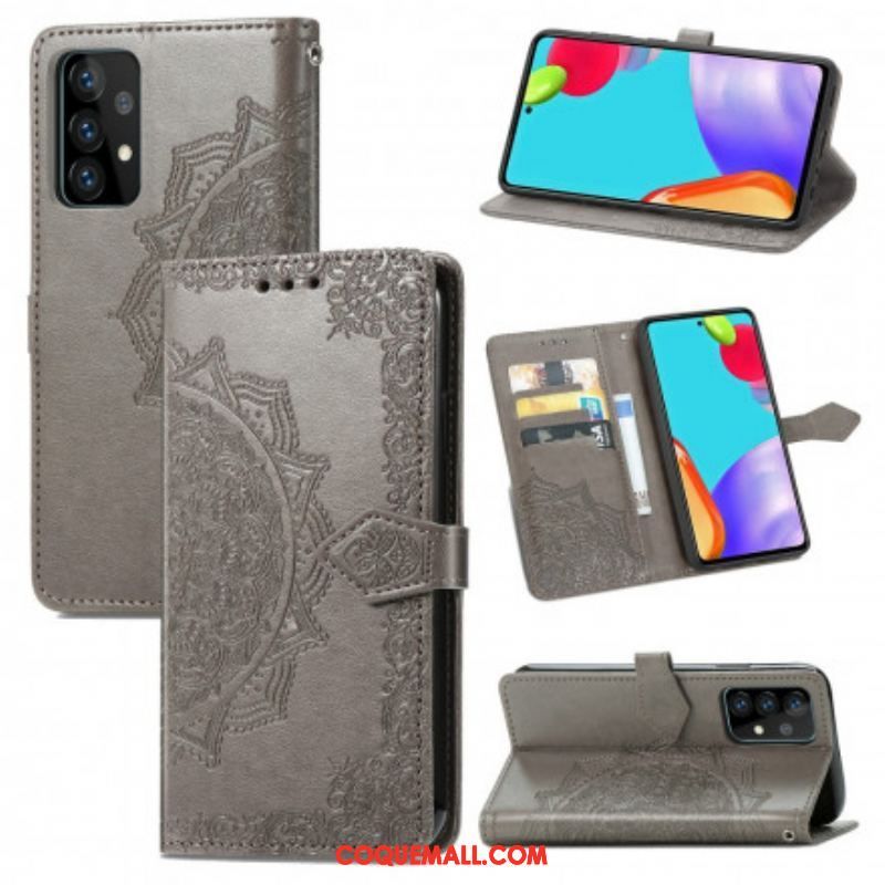 Housse Samsung Galaxy A52 4G / A52 5G / A52s 5G Mandala Moyen Age