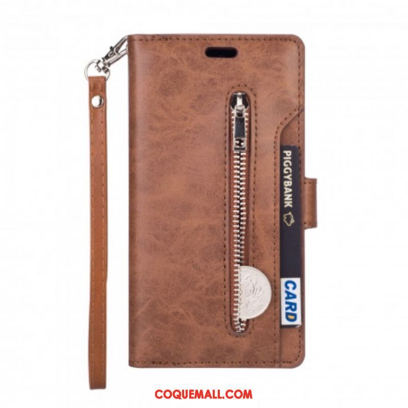 Housse Samsung Galaxy A52 4G / A52 5G / A52s 5G Porte-Monnaie avec Lanière