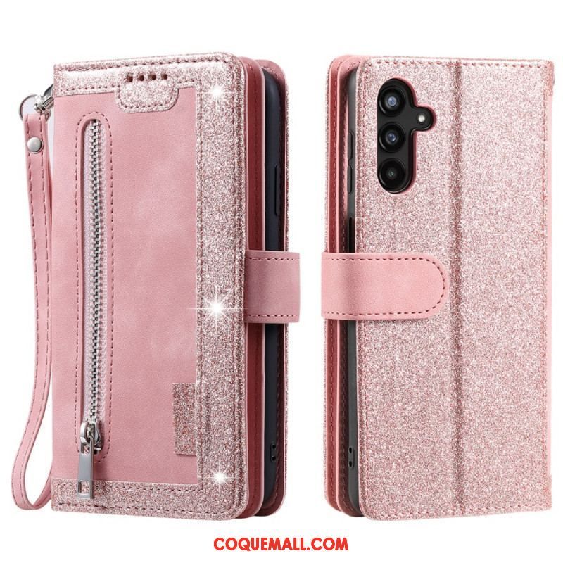 Housse Samsung Galaxy A54 5G Porte-Monnaie 9 Porte-Cartes