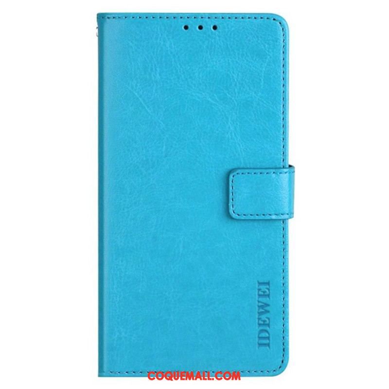 Housse Samsung Galaxy A54 5G Style Cuir IDEWEI