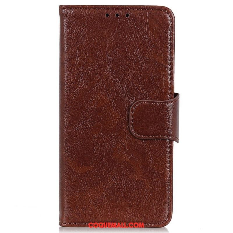 Housse Samsung Galaxy M13 Cuir Nappa Véritable