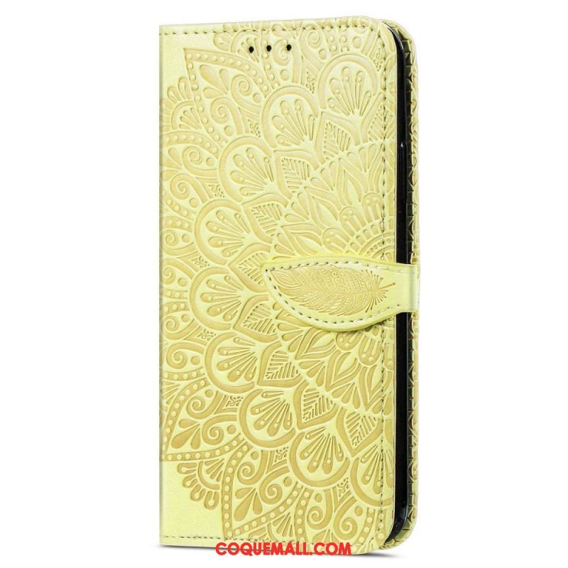 Housse Samsung Galaxy M13 Feuilles Tribales