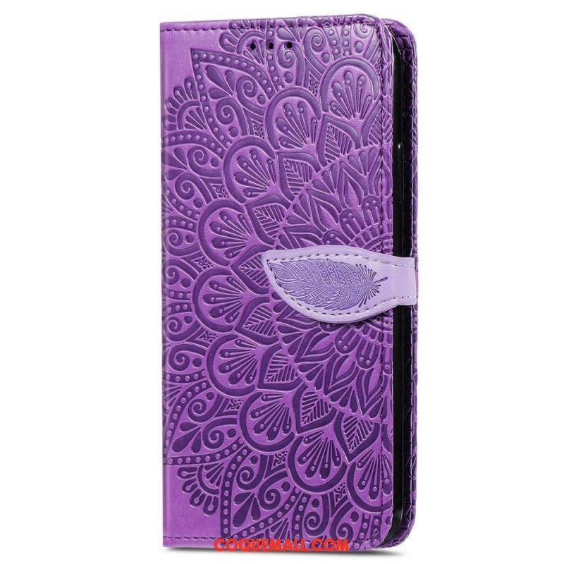 Housse Samsung Galaxy M13 Feuilles Tribales