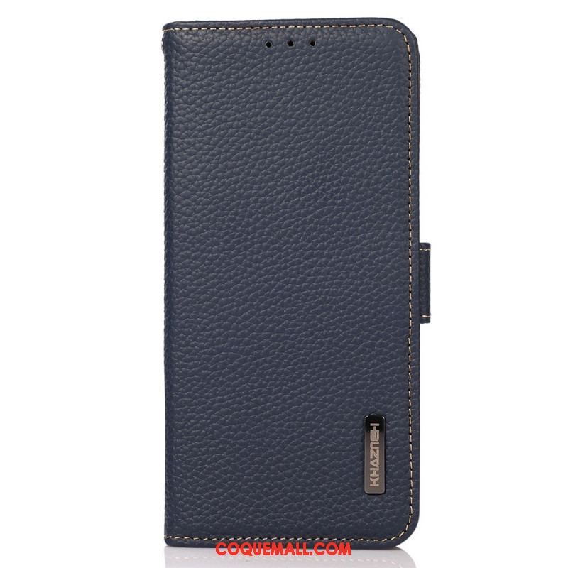 Housse Samsung Galaxy M23 5G Cuir Litchi KHAZNEH RFID
