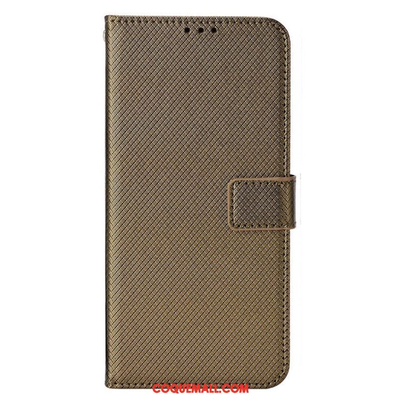 Housse Samsung Galaxy M23 5G Motif Texturé avec Lanière