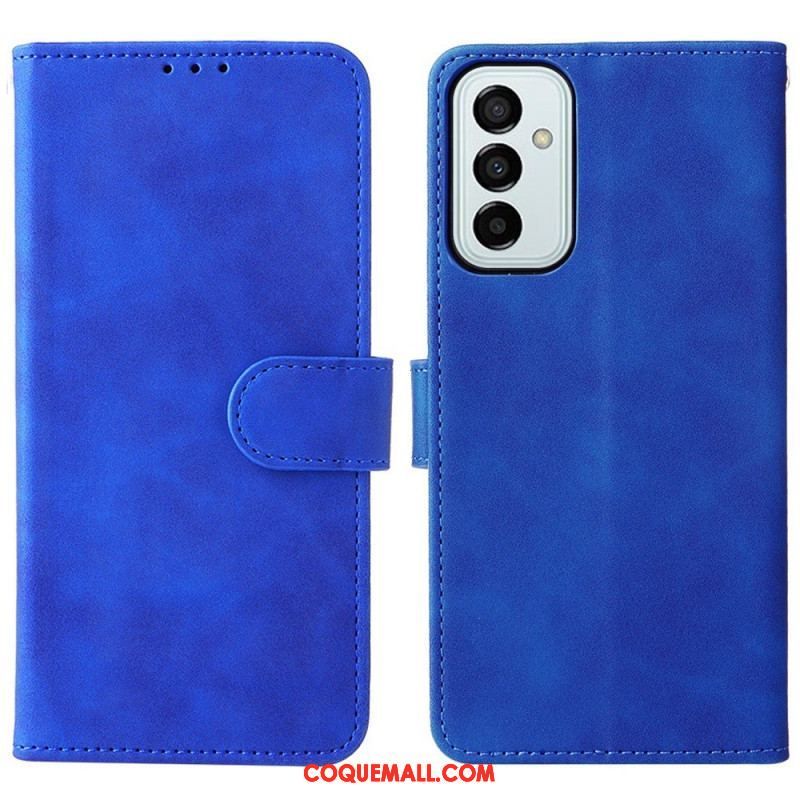 Housse Samsung Galaxy M23 5G Skin-Touch à Lanière