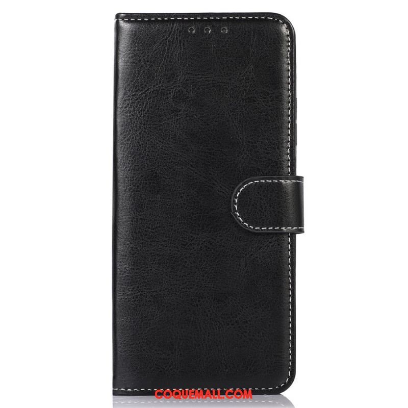 Housse Samsung Galaxy M23 5G Style Cuir Coutures