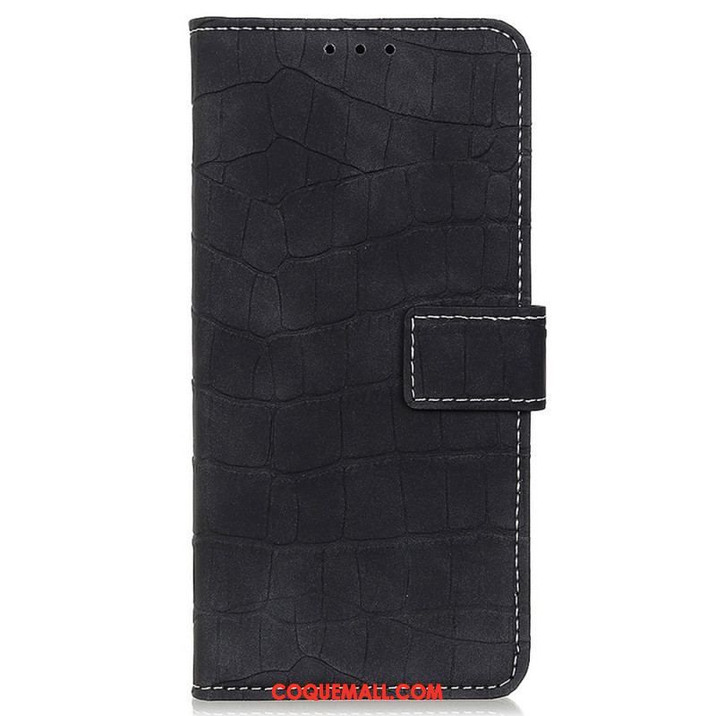 Housse Samsung Galaxy M23 5G Style Peau de Crocodile