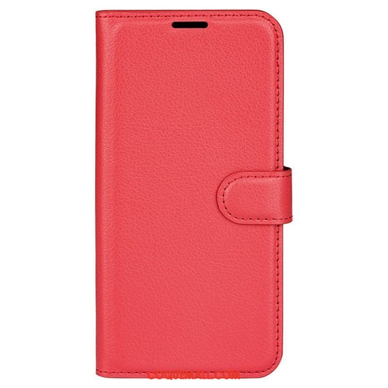 Housse Samsung Galaxy M33 5G Style Cuir Litchi