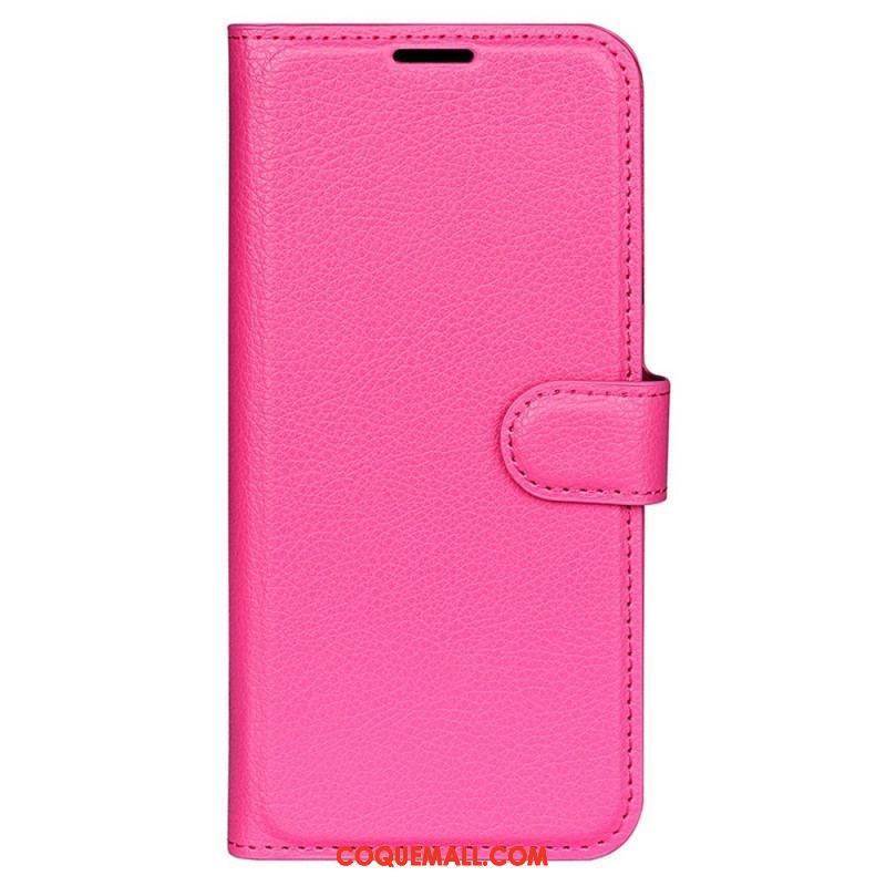 Housse Samsung Galaxy M33 5G Style Cuir Litchi