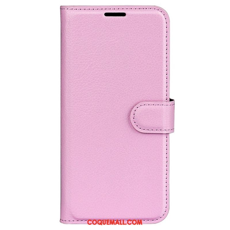 Housse Samsung Galaxy M33 5G Style Cuir Litchi