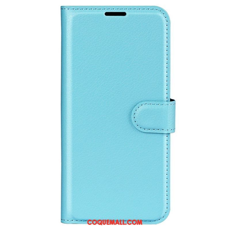 Housse Samsung Galaxy M33 5G Style Cuir Litchi