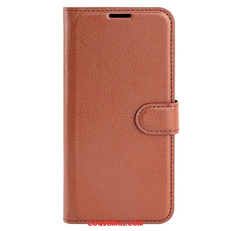 Housse Samsung Galaxy M33 5G Style Cuir Litchi