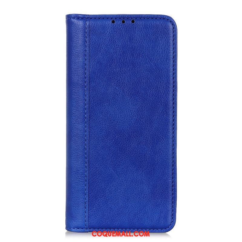 Housse Samsung Galaxy M52 5G Cuir Tressé