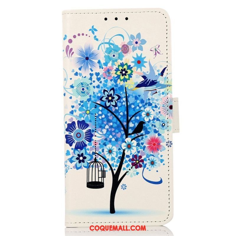 Housse Samsung Galaxy M53 5G Arbre Fleuri