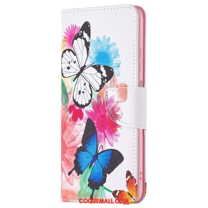 Housse Samsung Galaxy M53 5G Papillons Papillons